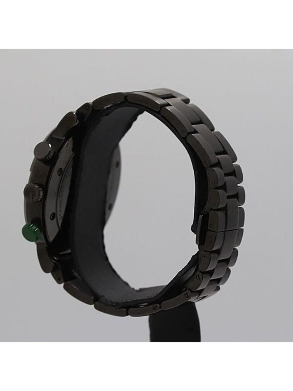 ★SOLD★ Gucci Chrono Quartz Black Dial Watch - Picture 3 of 4
